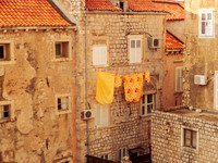 Dubrovnik Houses from the City Walls