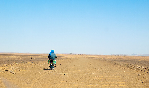 Desert - Guided by a Moped