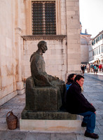 Dubrovnik Resting Tourists