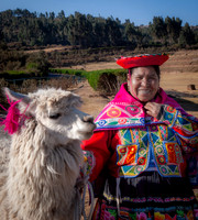 Woman with Alpaca