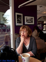 Lesley in Cafe